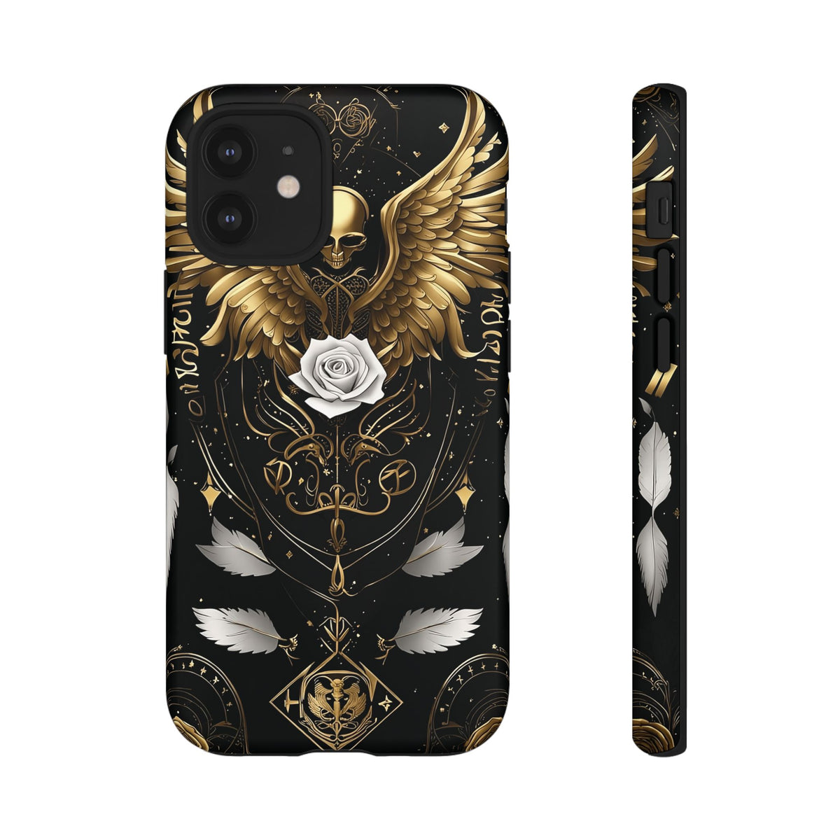 Phone Case - Tough - Gold Angel Wings