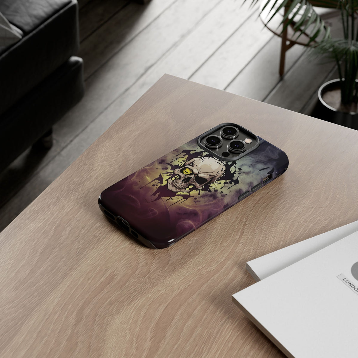 Phone Case - Tough - Yellow Skull