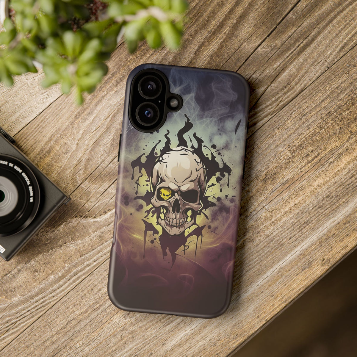 Phone Case - Tough - Yellow Skull