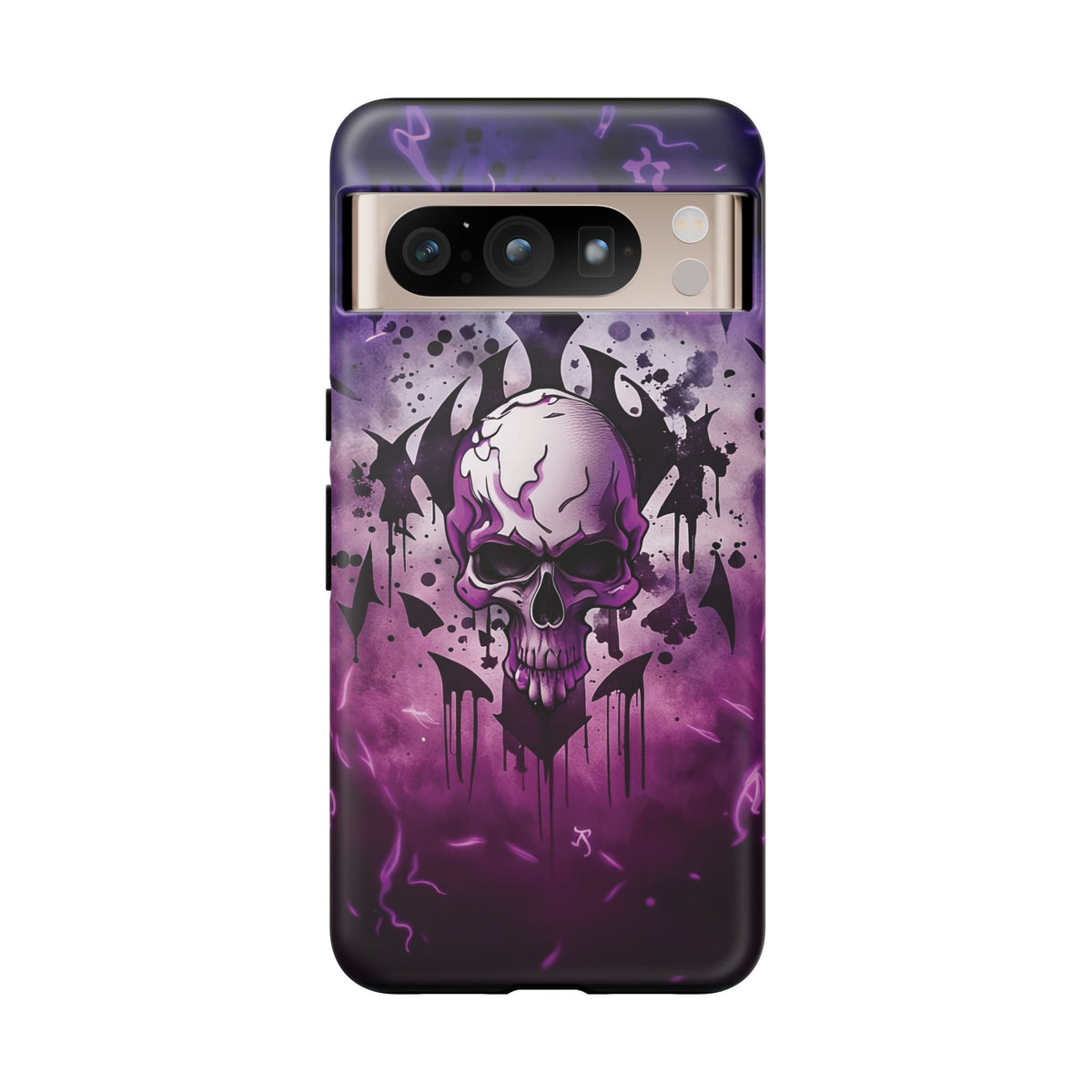 Phone Case - Tough - Purple Skull
