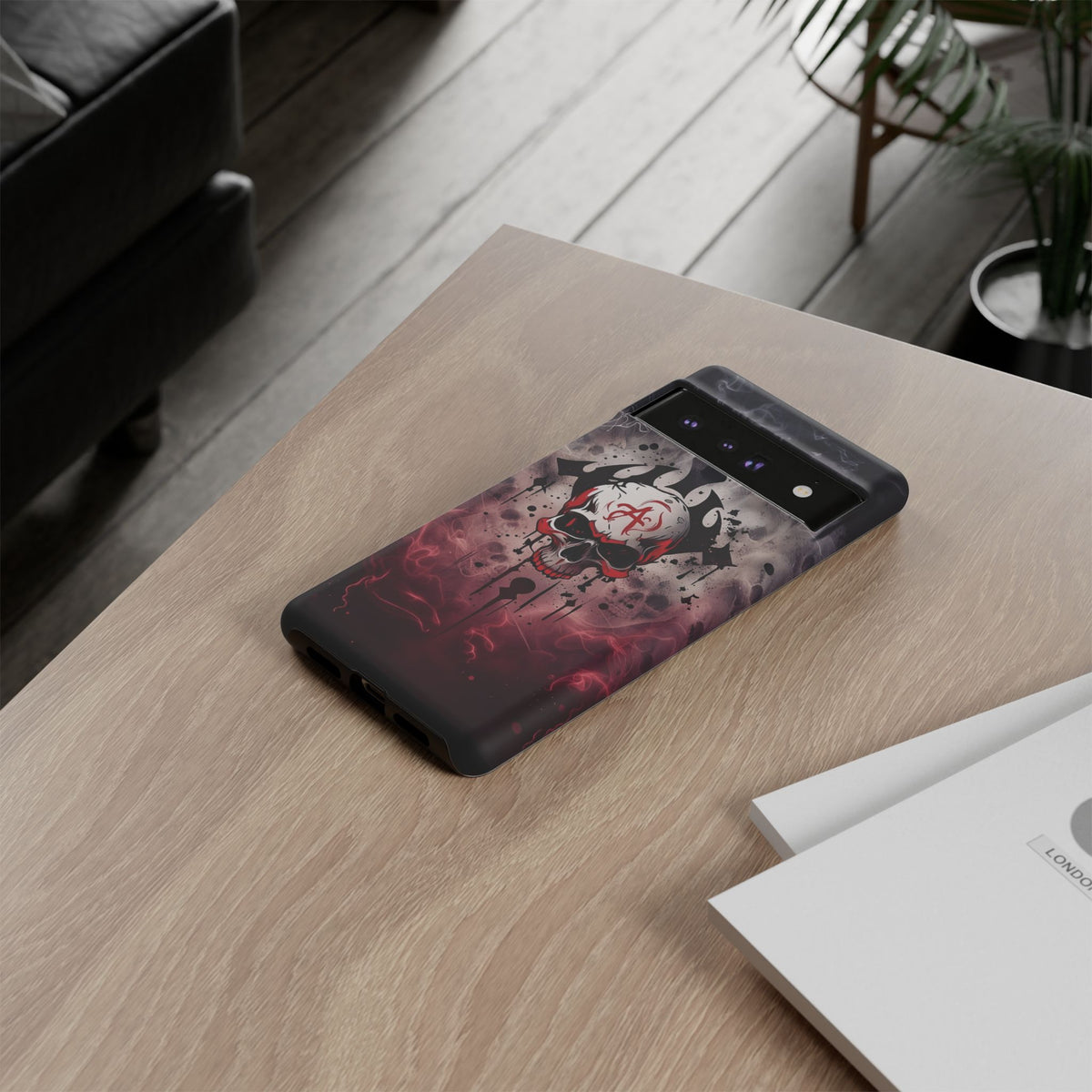 Phone Case - Tough - Red Skull