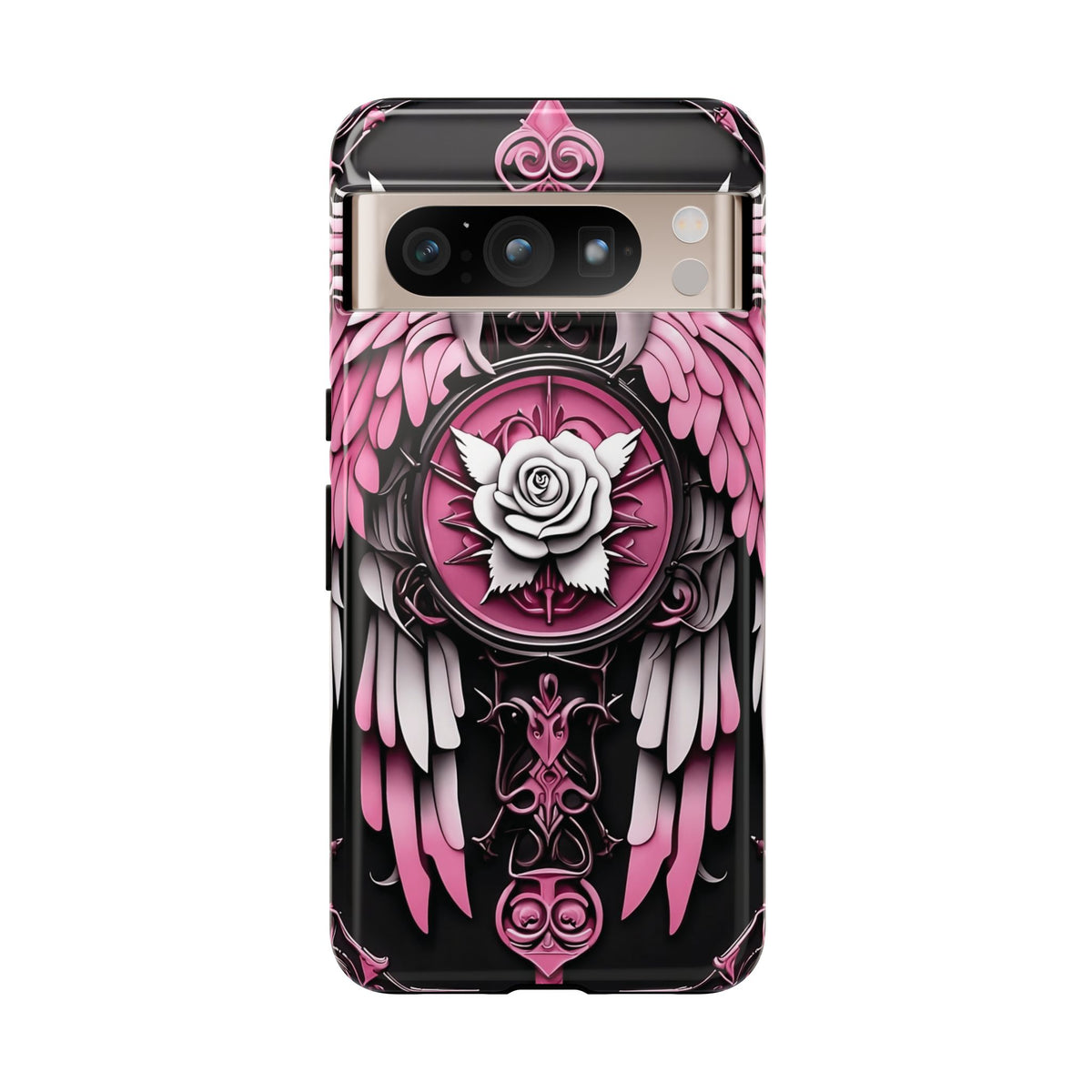 Phone Case - Tough - Pink Angel Wings