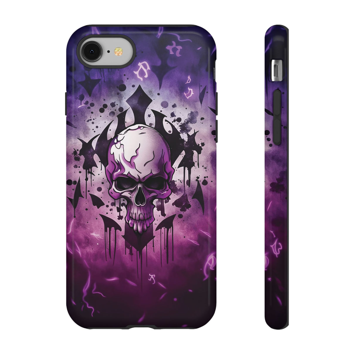Phone Case - Tough - Purple Skull