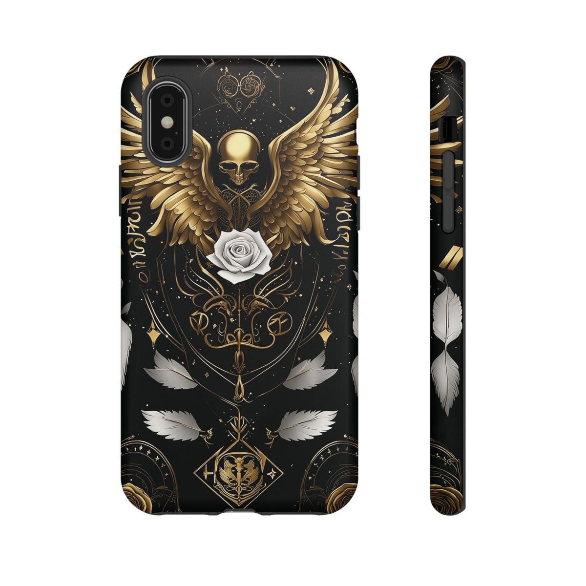 Phone Case - Tough - Gold Angel Wings
