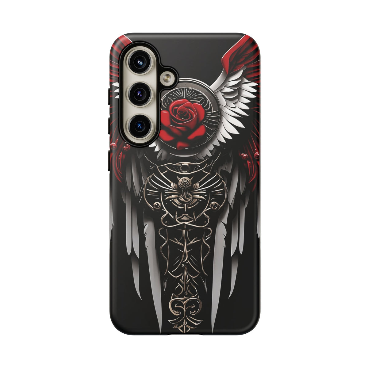 Phone Case - Tough - Red Angel Wings