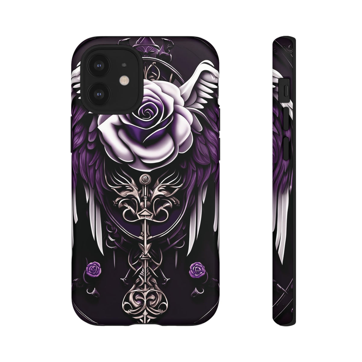 Phone Case - Tough - Purple Angel Wings