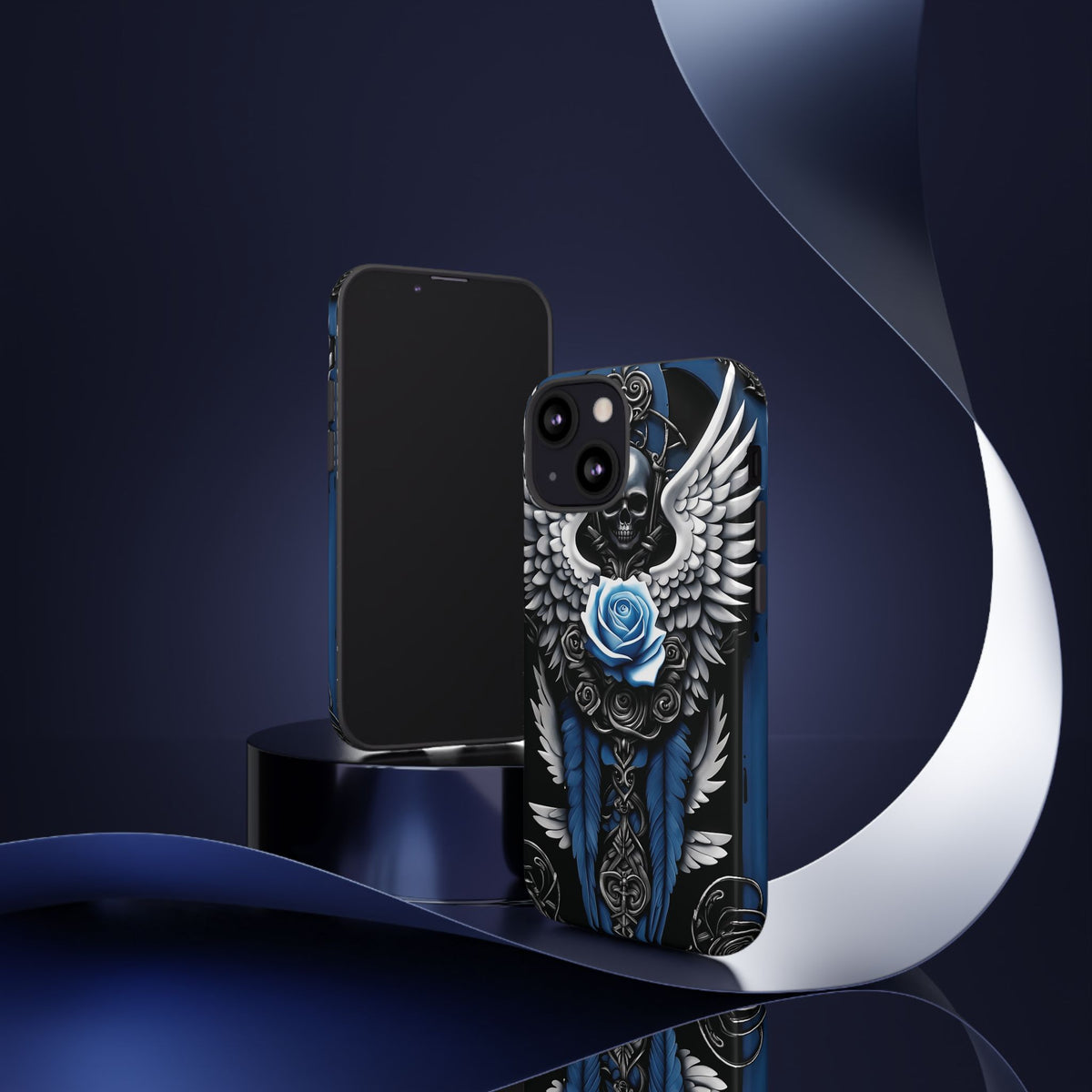 Phone Case - Tough - Blue Angel Wings