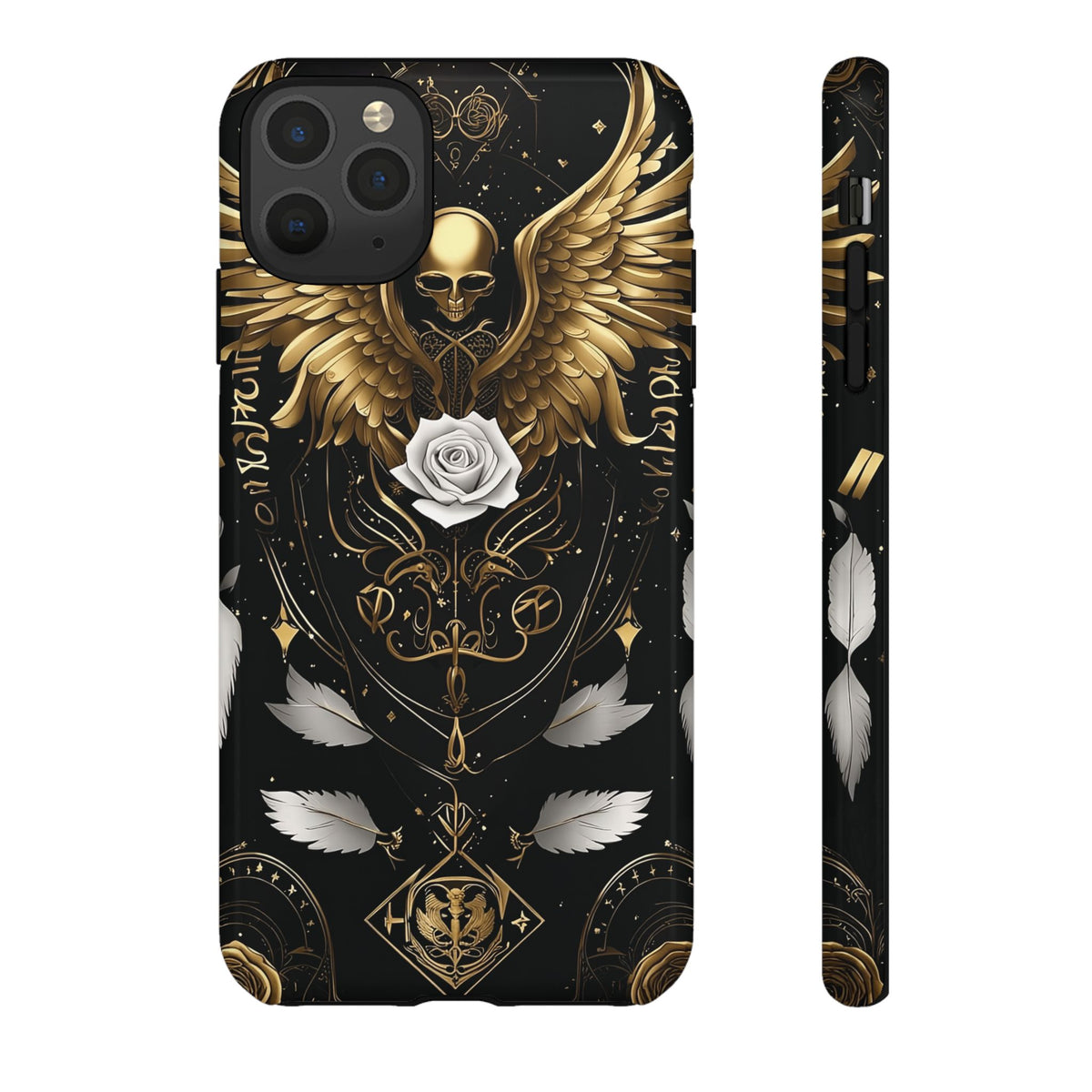 Phone Case - Tough - Gold Angel Wings
