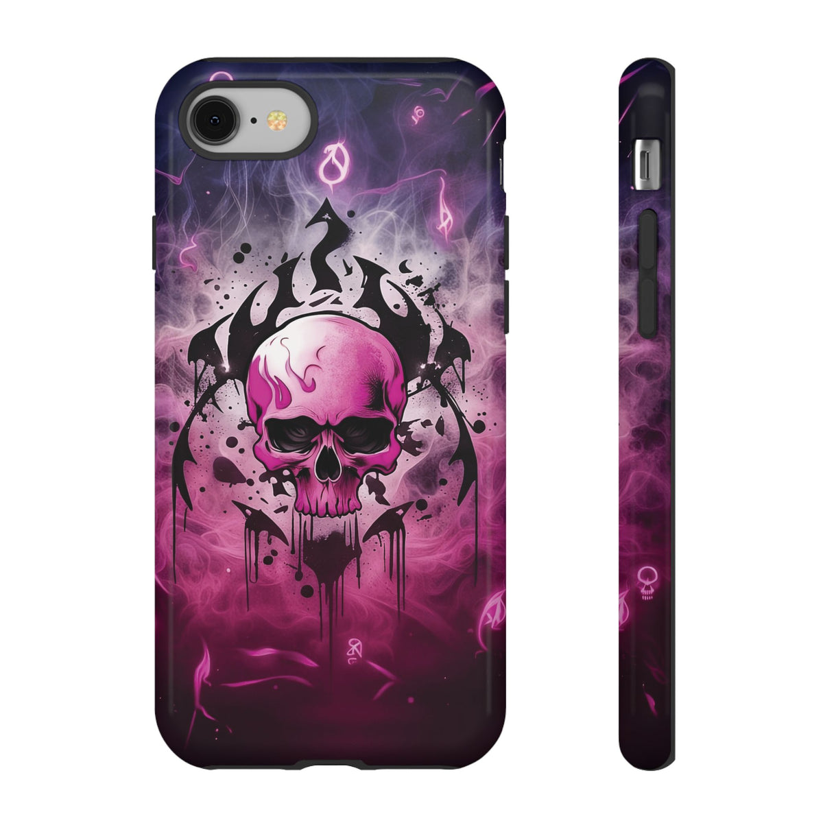 Phone Case - Tough - Pink Skull