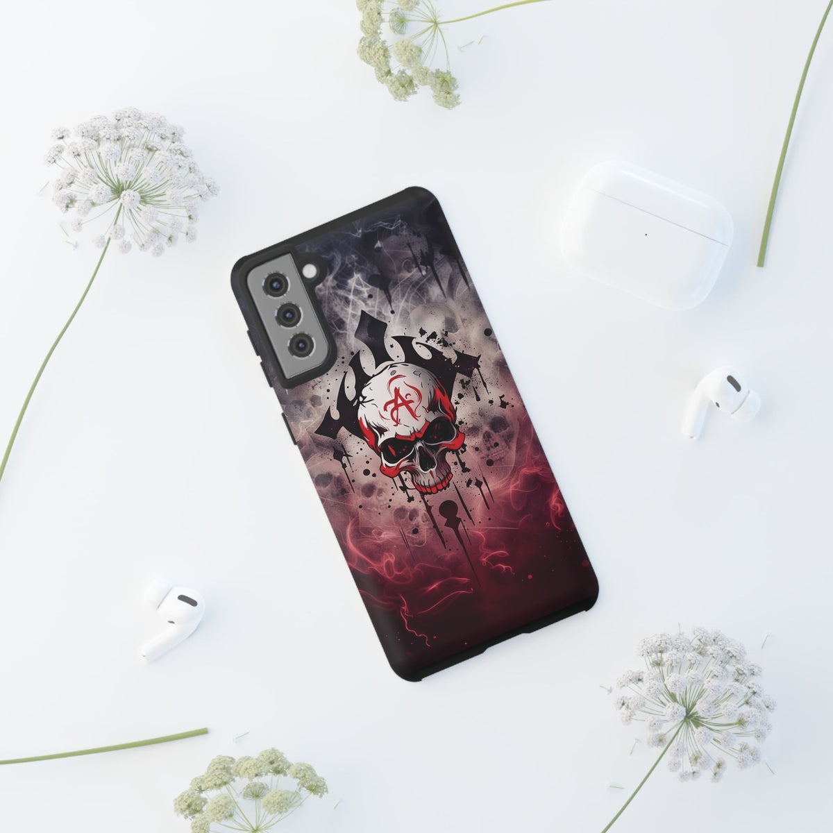 Phone Case - Tough - Red Skull