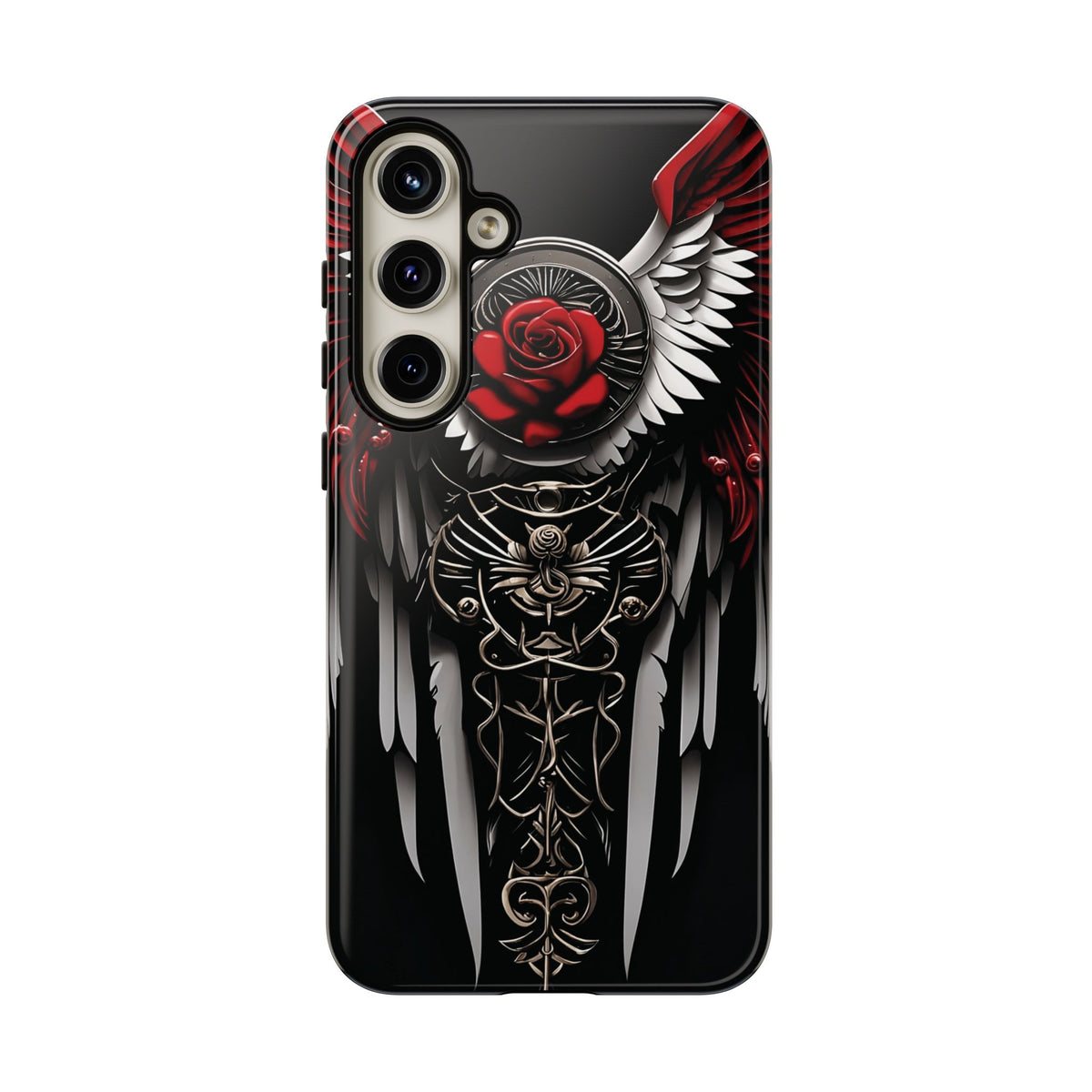 Phone Case - Tough - Red Angel Wings