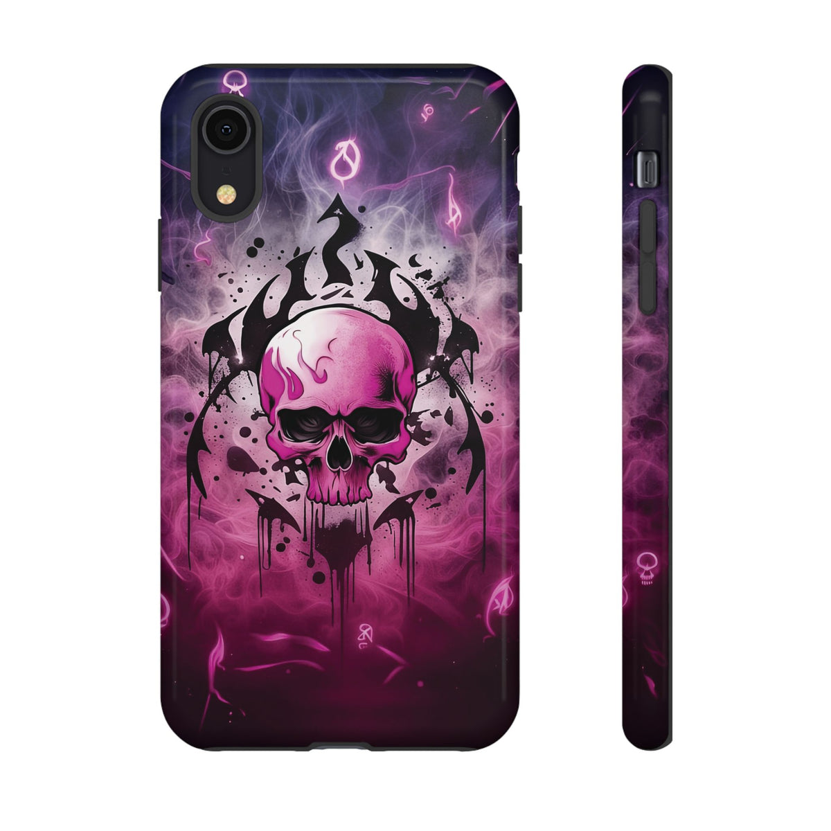 Phone Case - Tough - Pink Skull