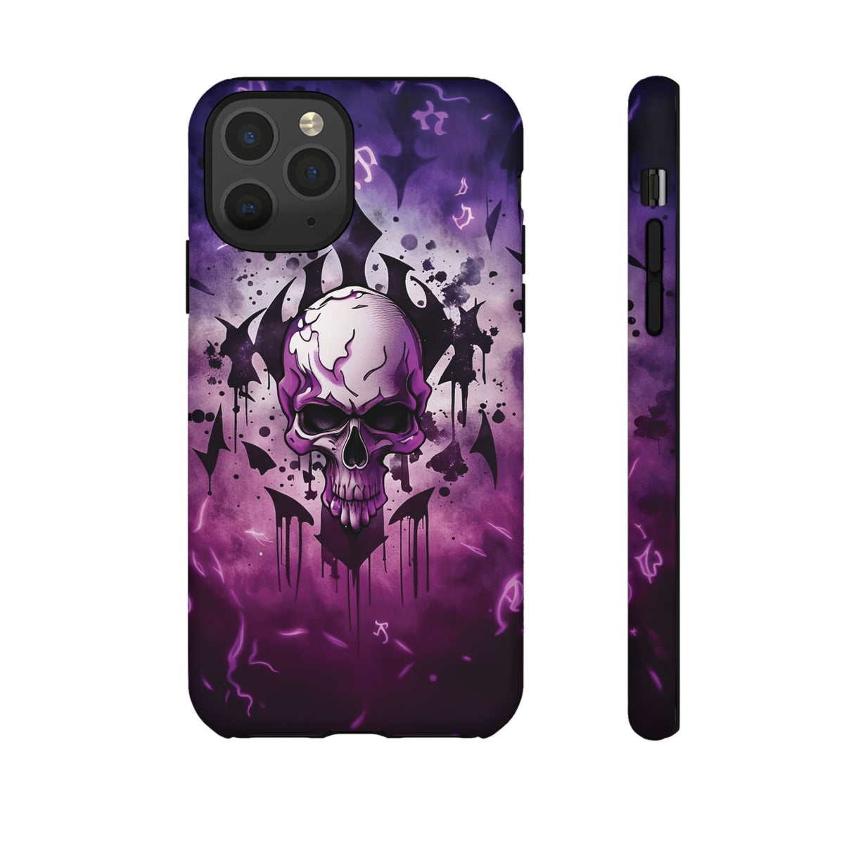 Phone Case - Tough - Purple Skull