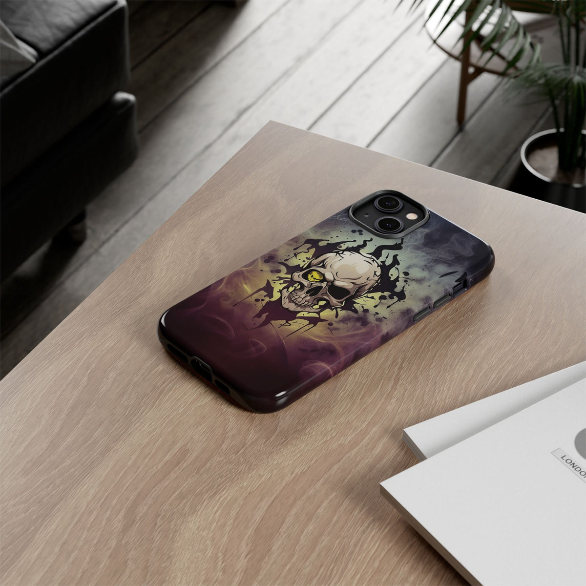 Phone Case - Tough - Yellow Skull
