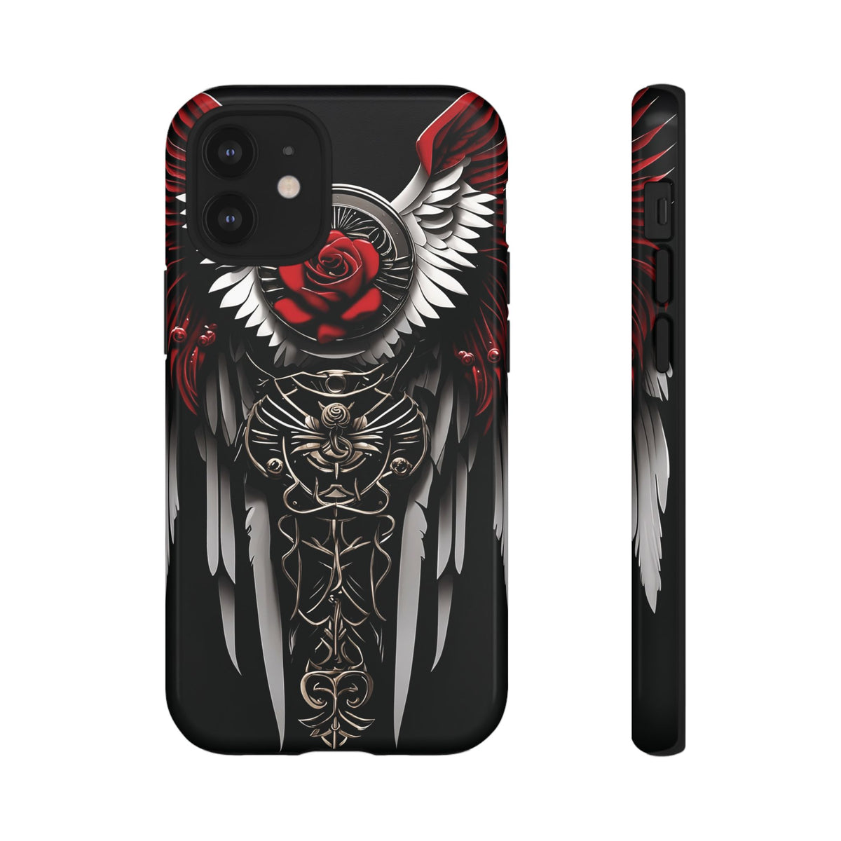 Phone Case - Tough - Red Angel Wings