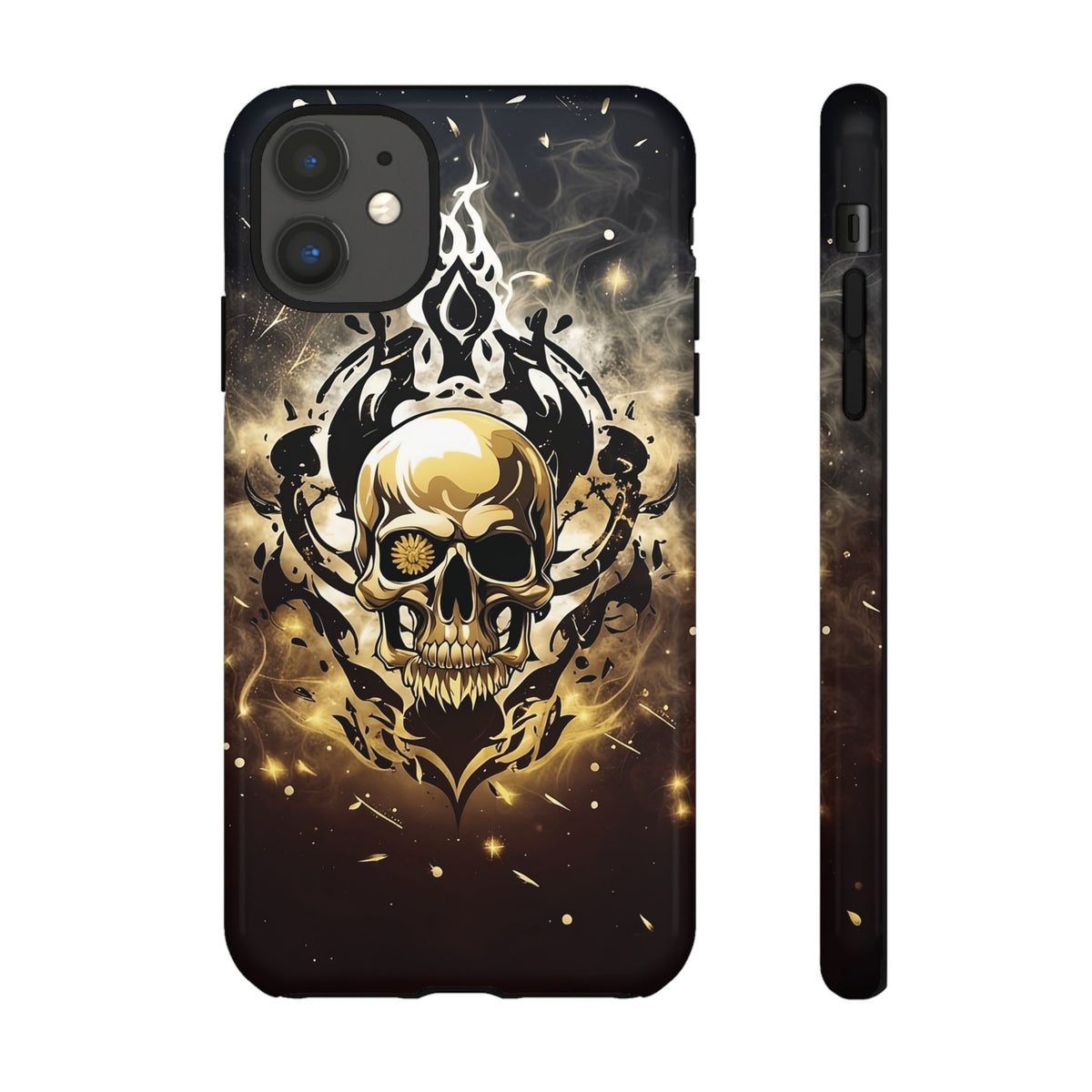 Phone Case - Tough - Gold Skull