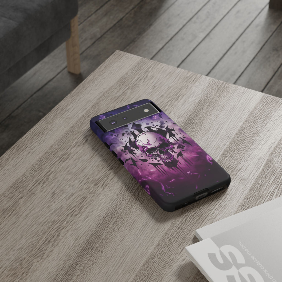 Phone Case - Tough - Purple Skull