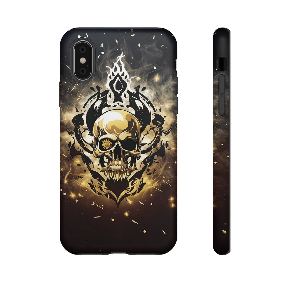 Phone Case - Tough - Gold Skull