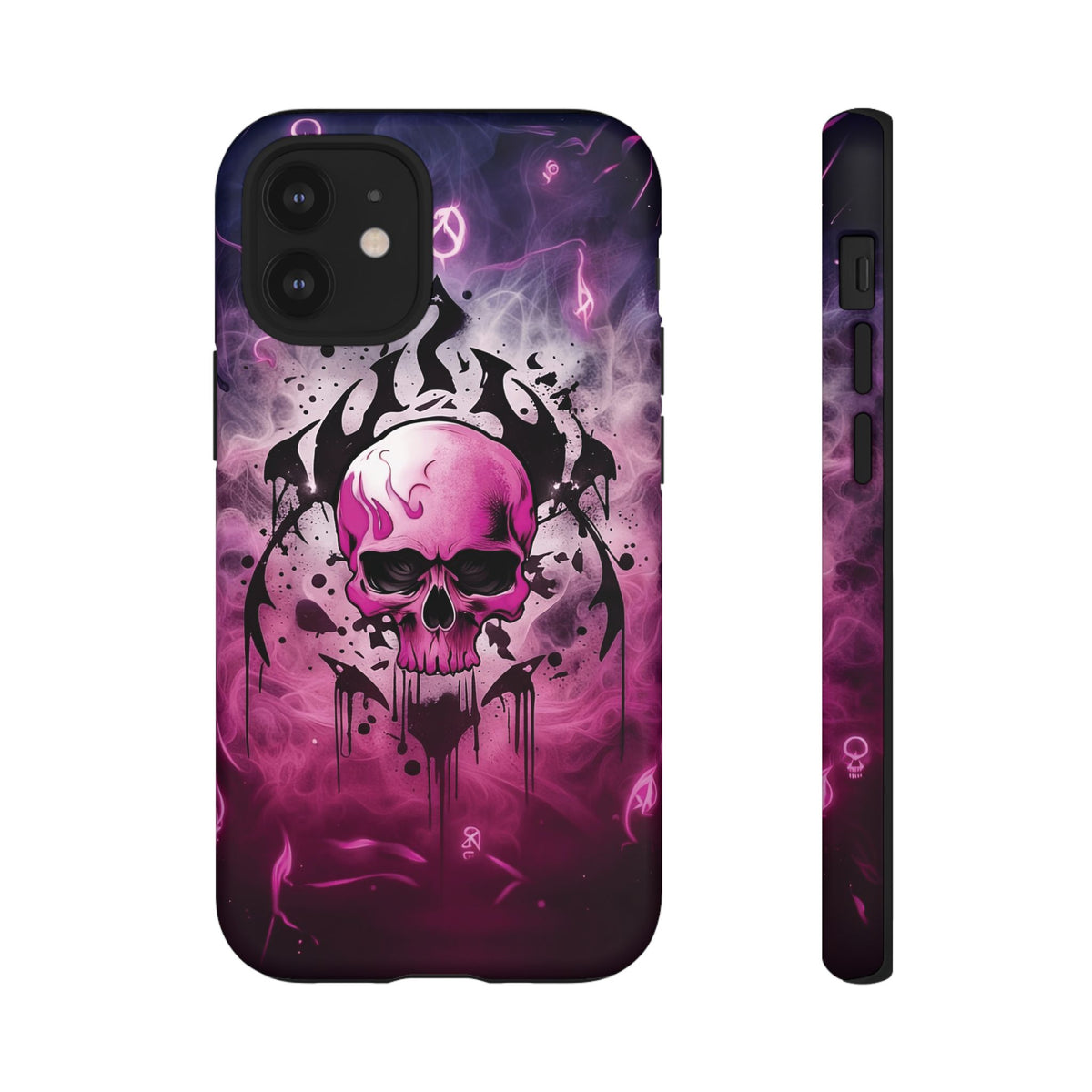 Phone Case - Tough - Pink Skull