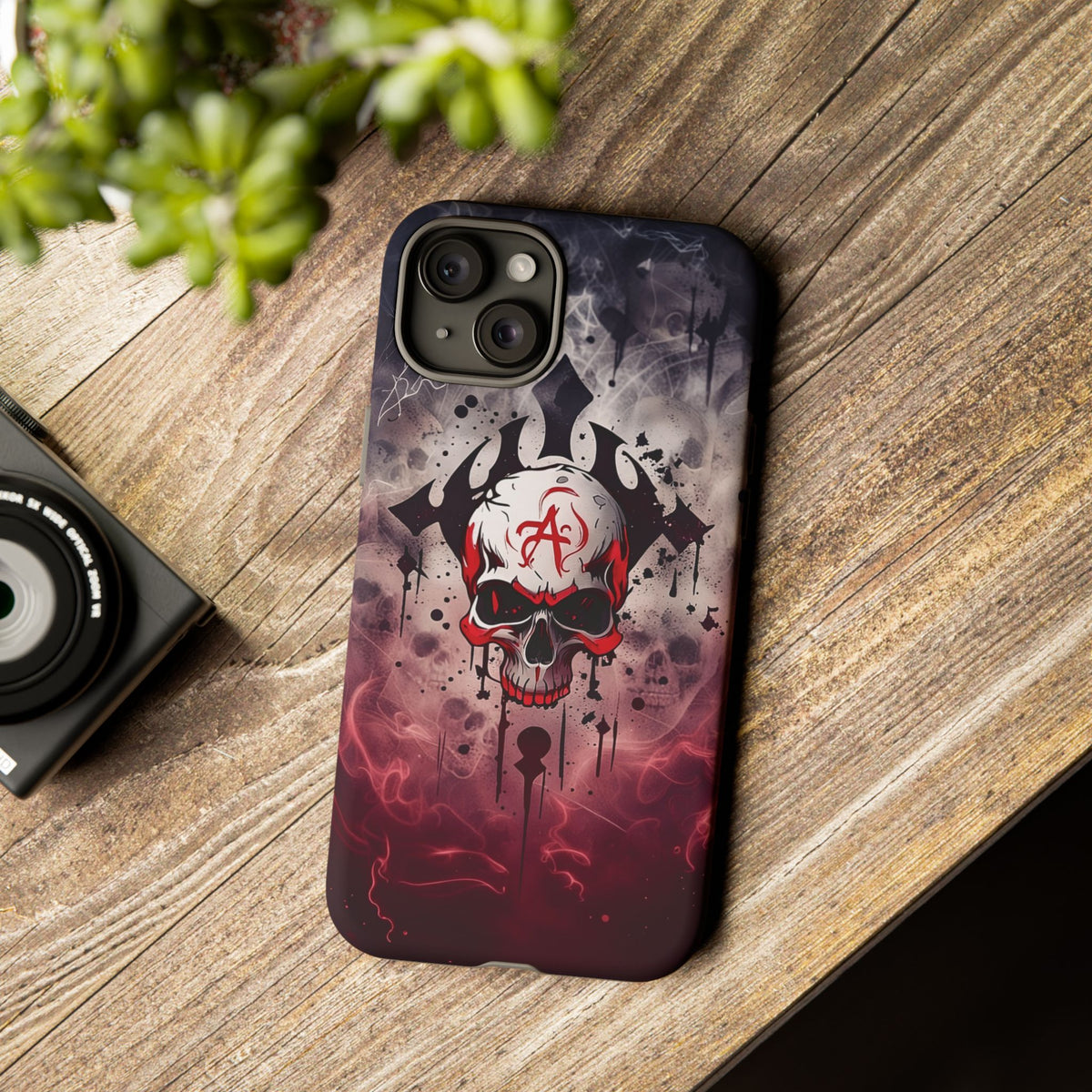 Phone Case - Tough - Red Skull