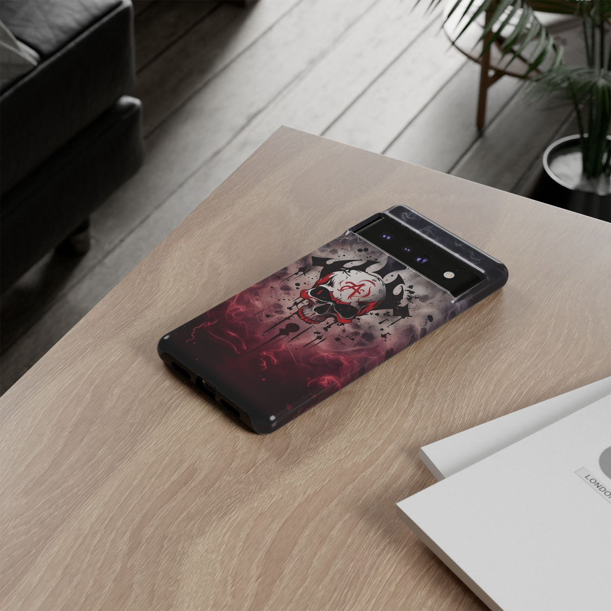 Phone Case - Tough - Red Skull