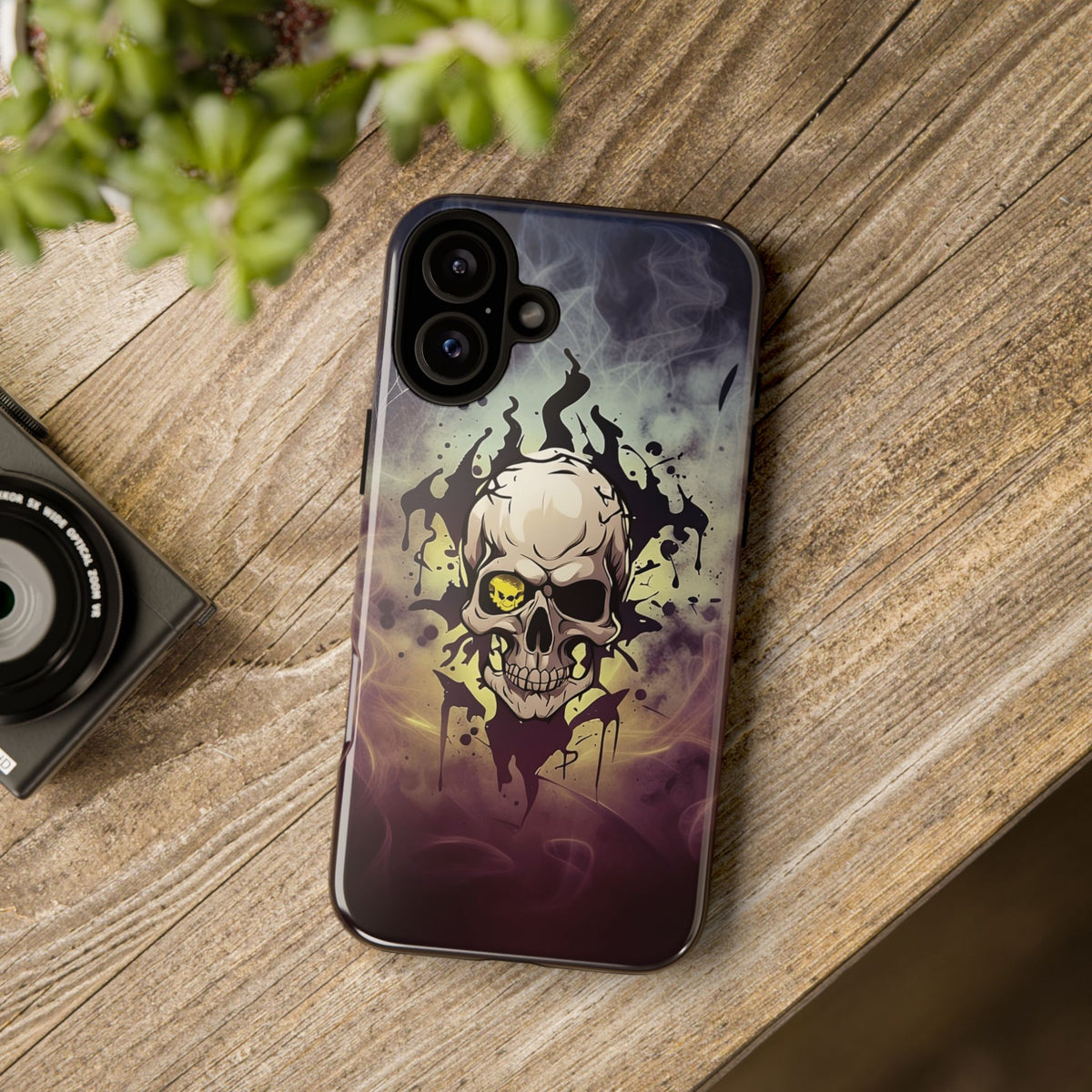 Phone Case - Tough - Yellow Skull