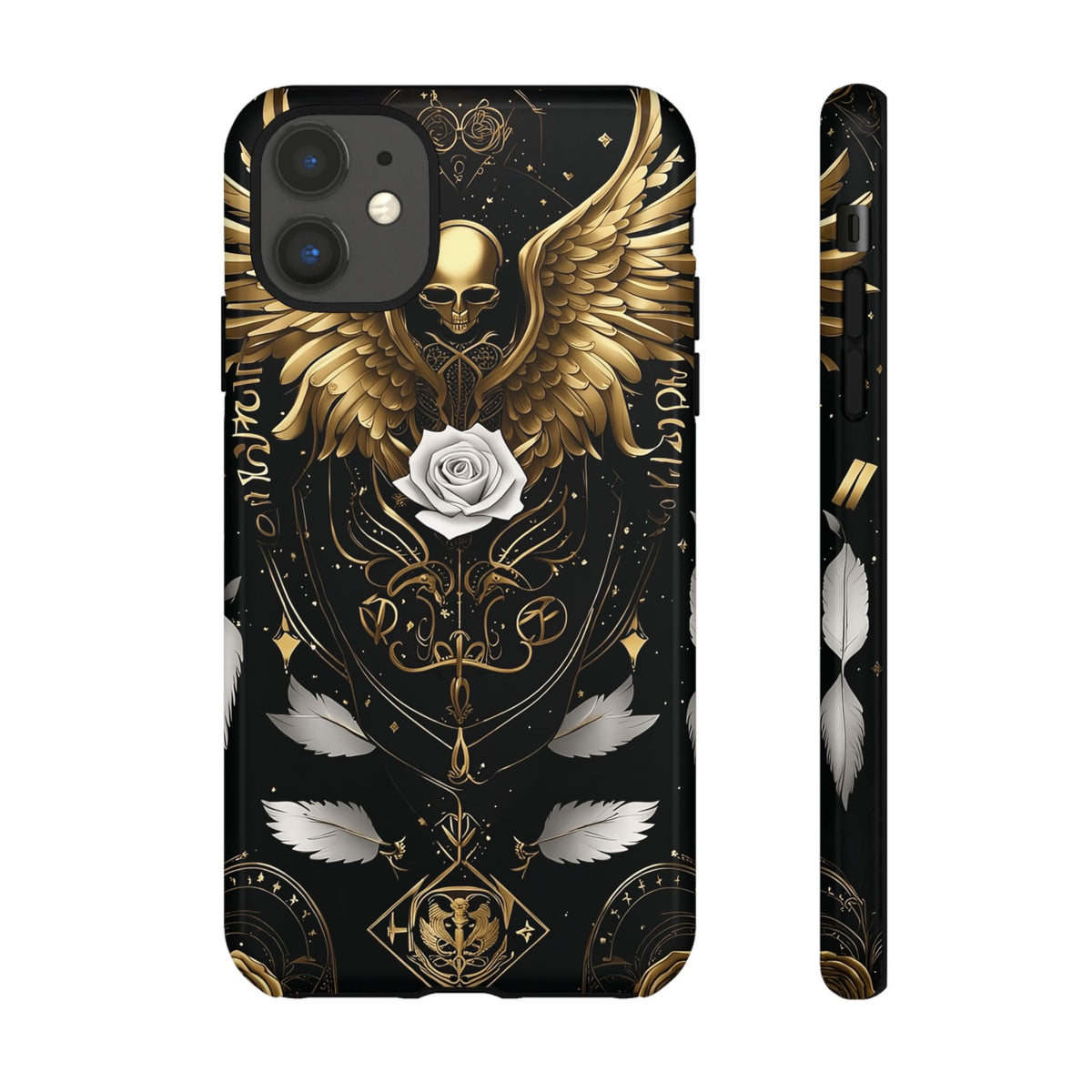 Phone Case - Tough - Gold Angel Wings