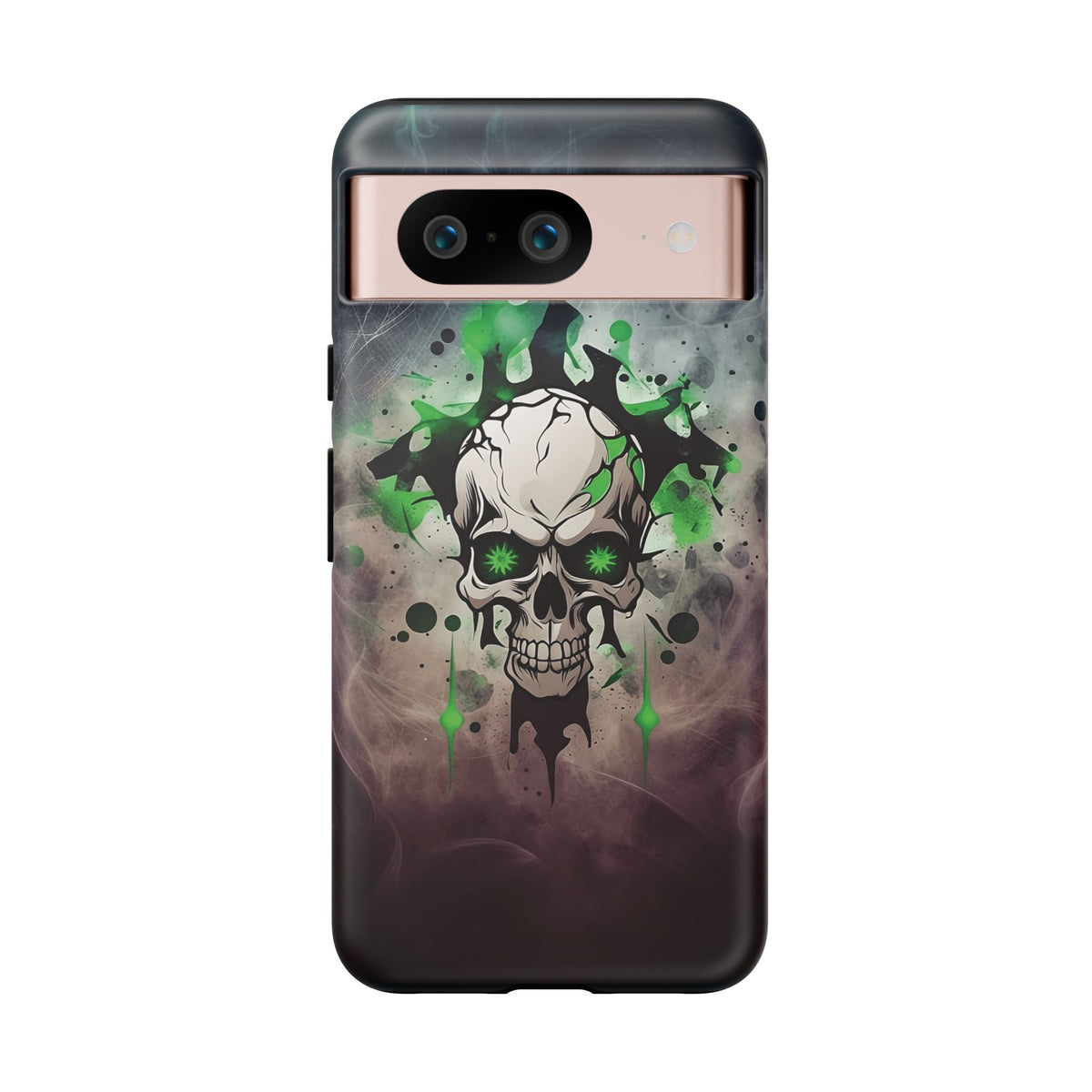 Phone Case - Tough - Green Skull