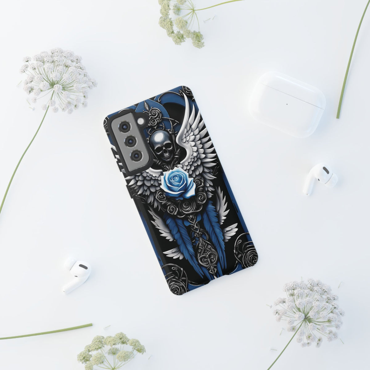 Phone Case - Tough - Blue Angel Wings
