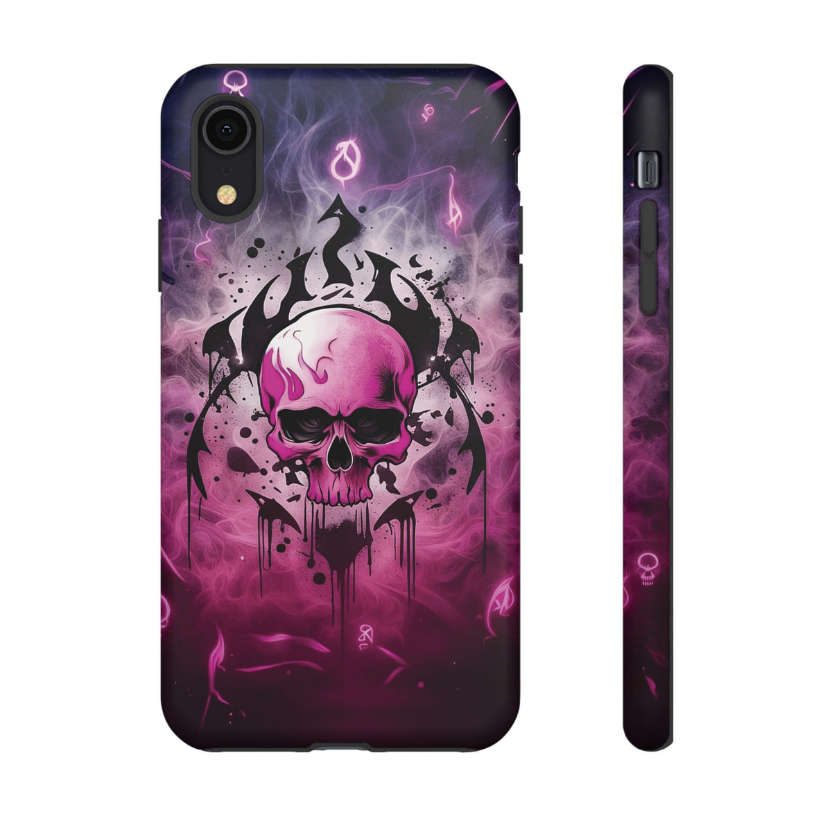 Phone Case - Tough - Pink Skull