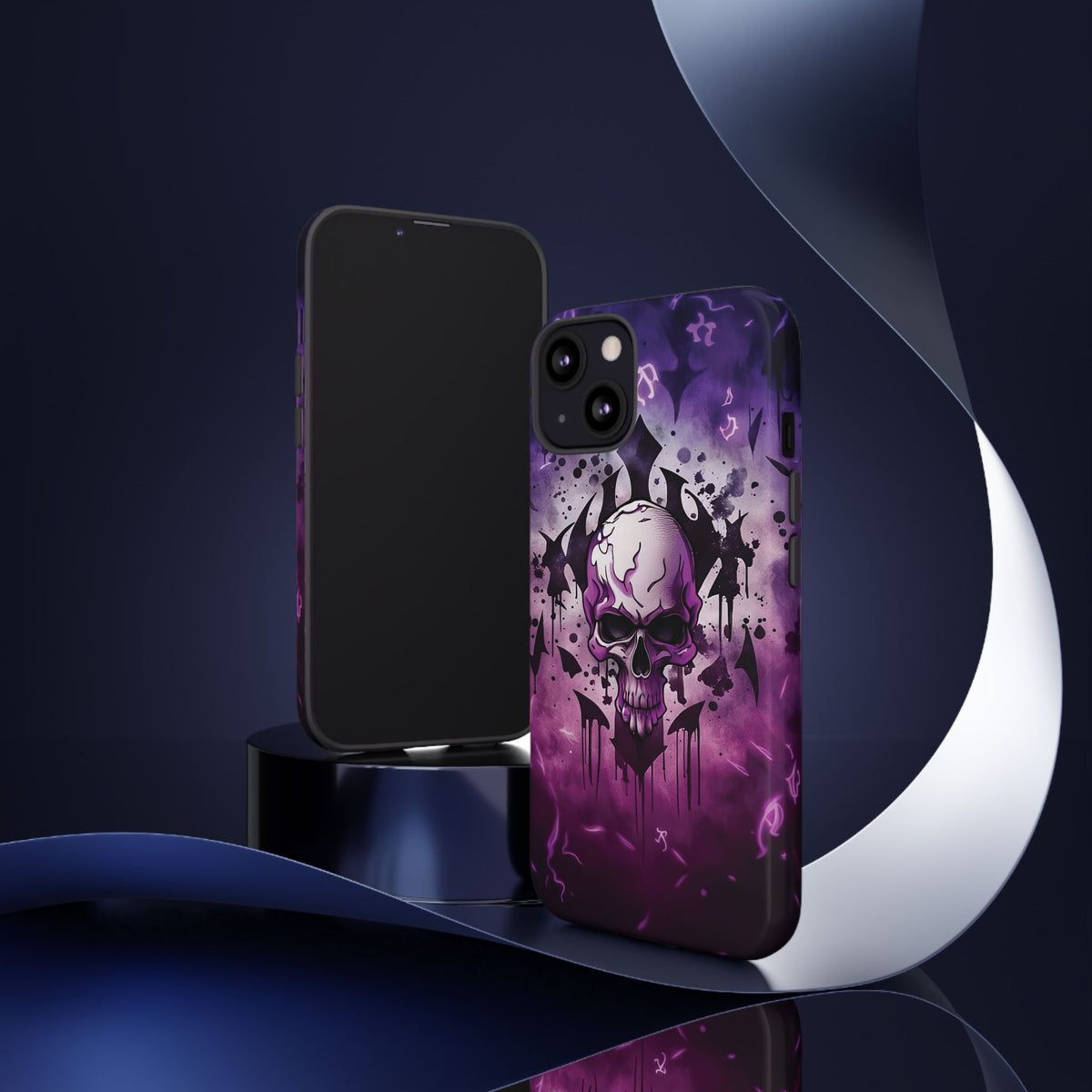 Phone Case - Tough - Purple Skull