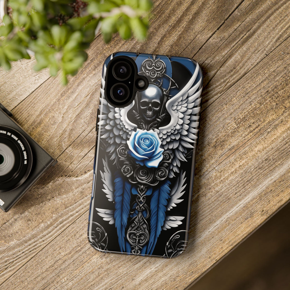 Phone Case - Tough - Blue Angel Wings