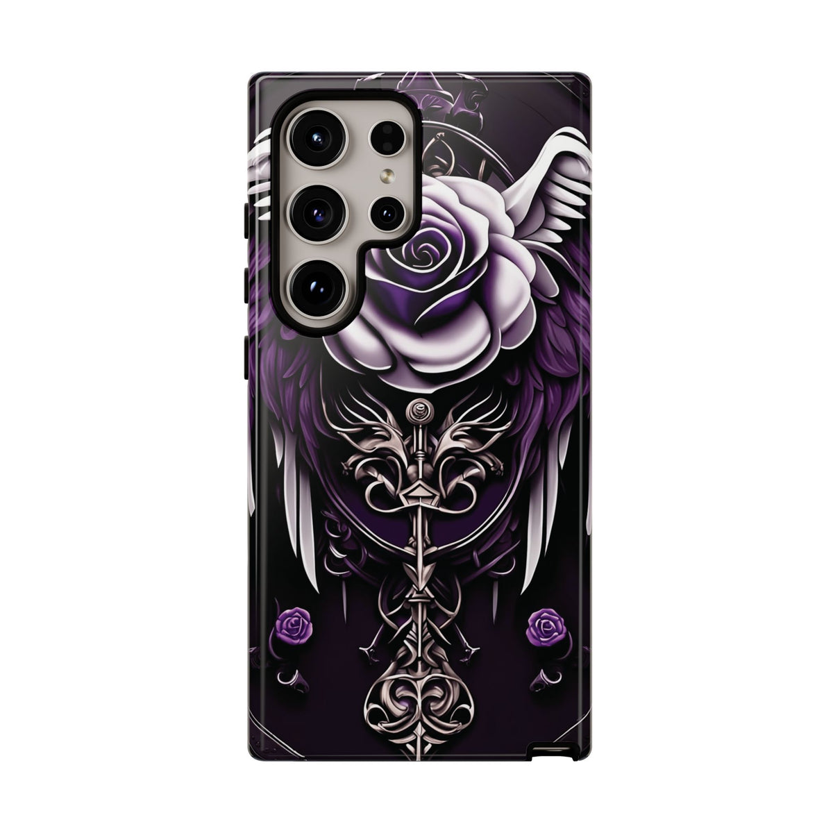 Phone Case - Tough - Purple Angel Wings