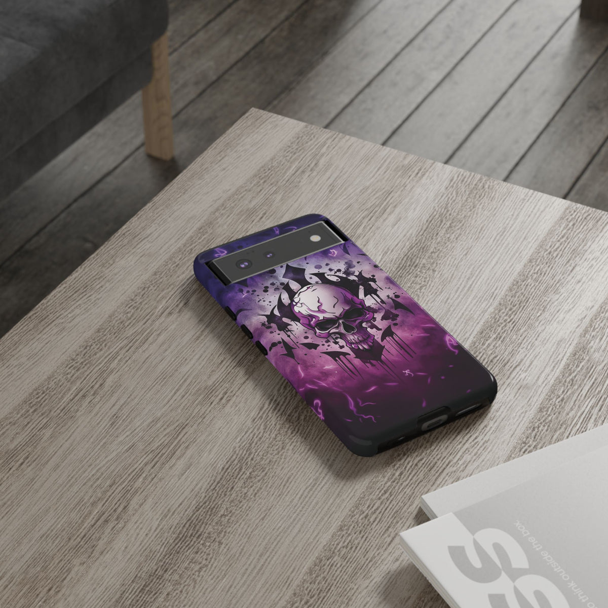Phone Case - Tough - Purple Skull