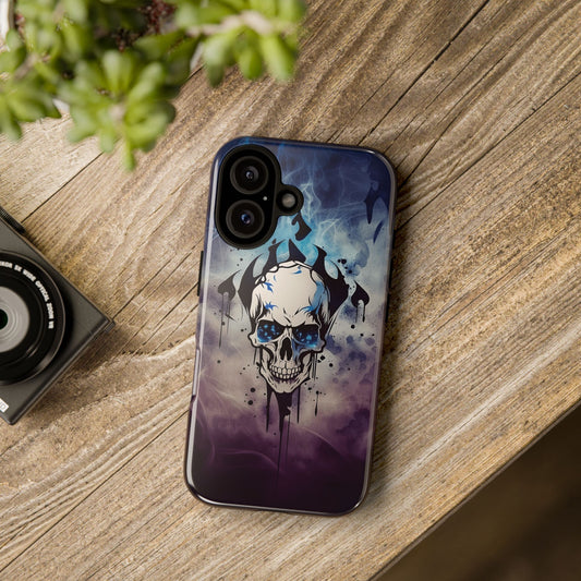 Phone Case - Tough - Blue Skull