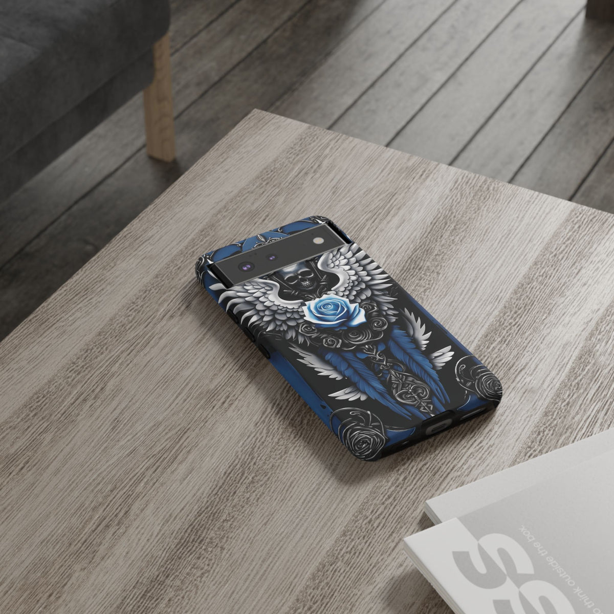 Phone Case - Tough - Blue Angel Wings