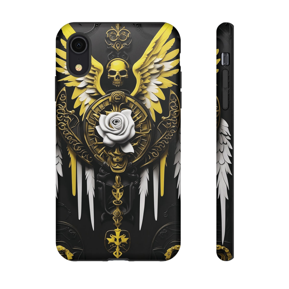 Phone Case - Tough - Yellow Angel Wings