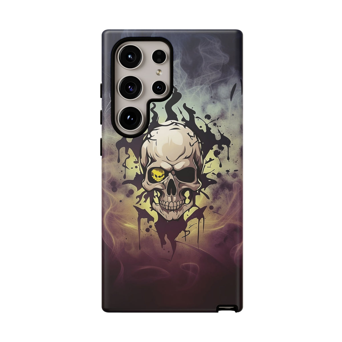 Phone Case - Tough - Yellow Skull
