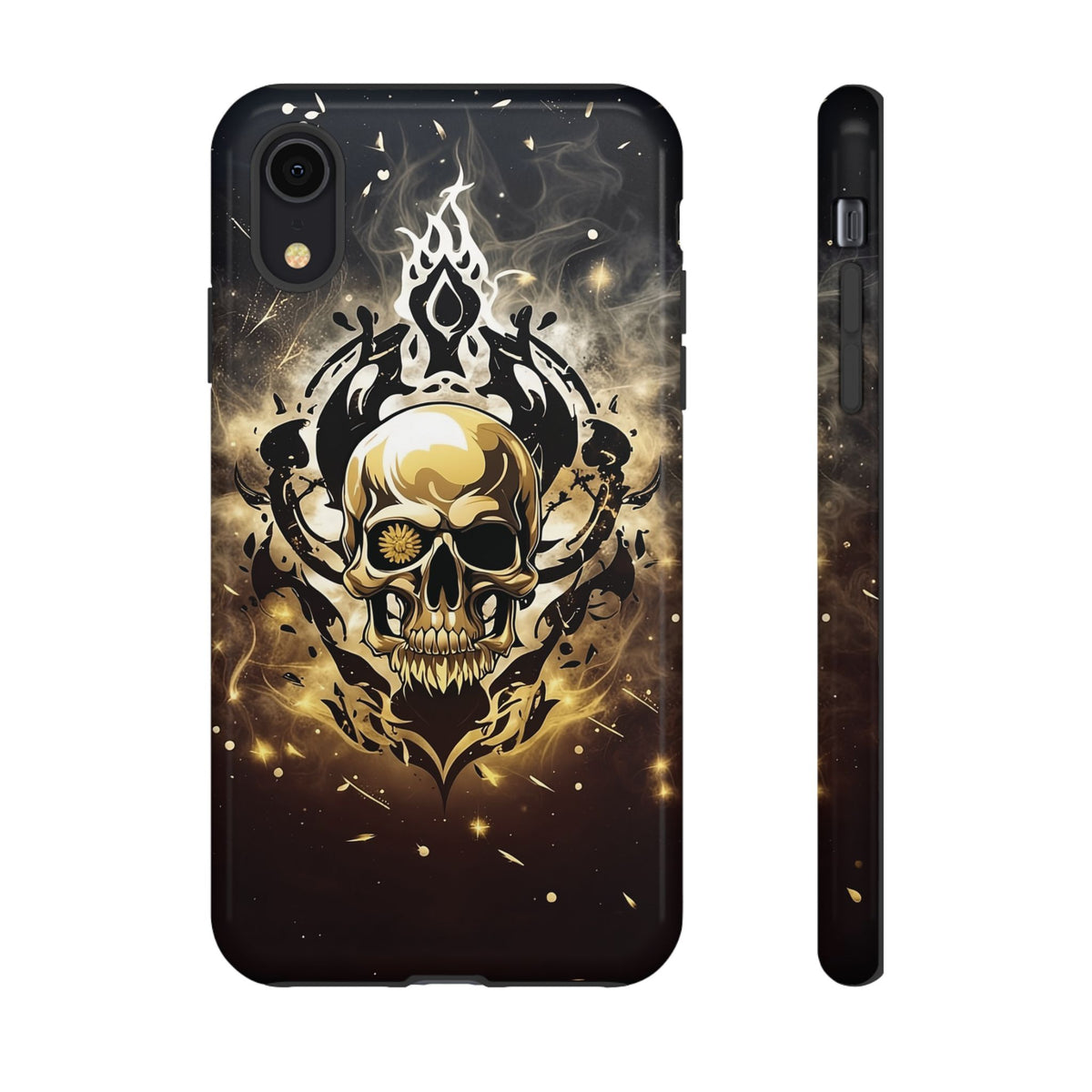 Phone Case - Tough - Gold Skull