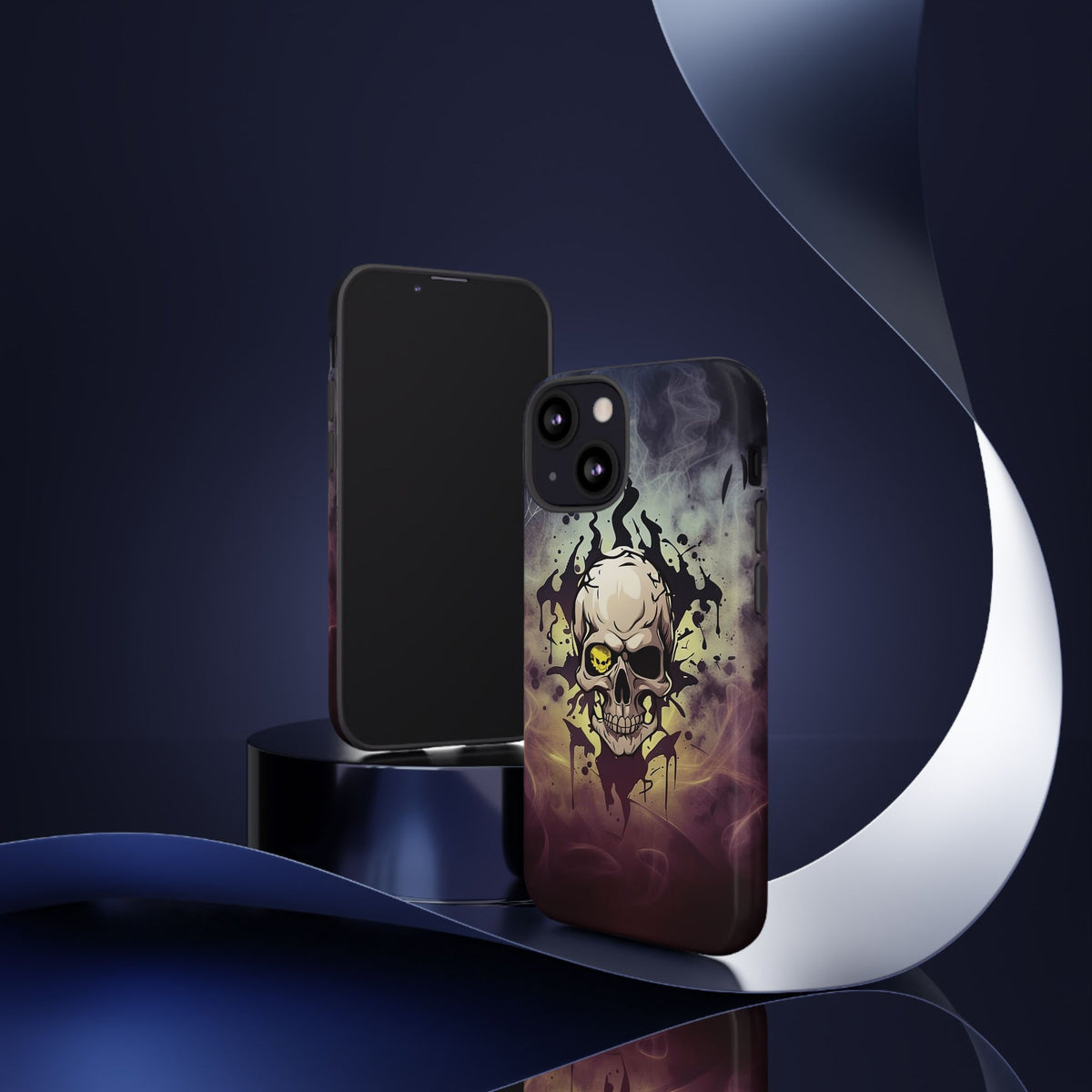 Phone Case - Tough - Yellow Skull