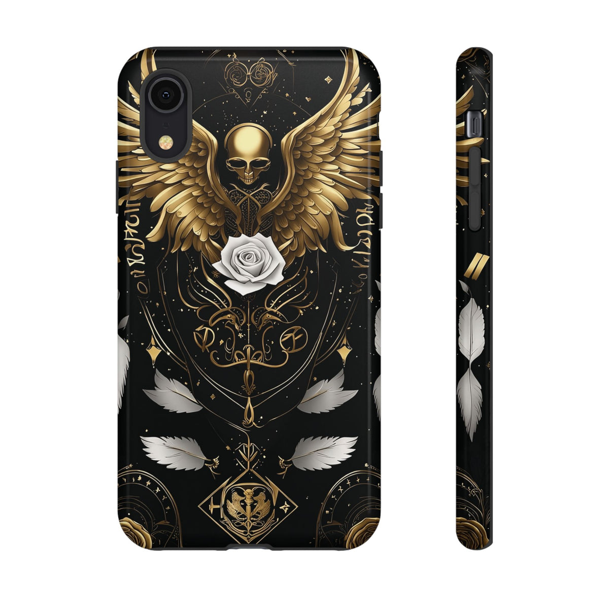 Phone Case - Tough - Gold Angel Wings
