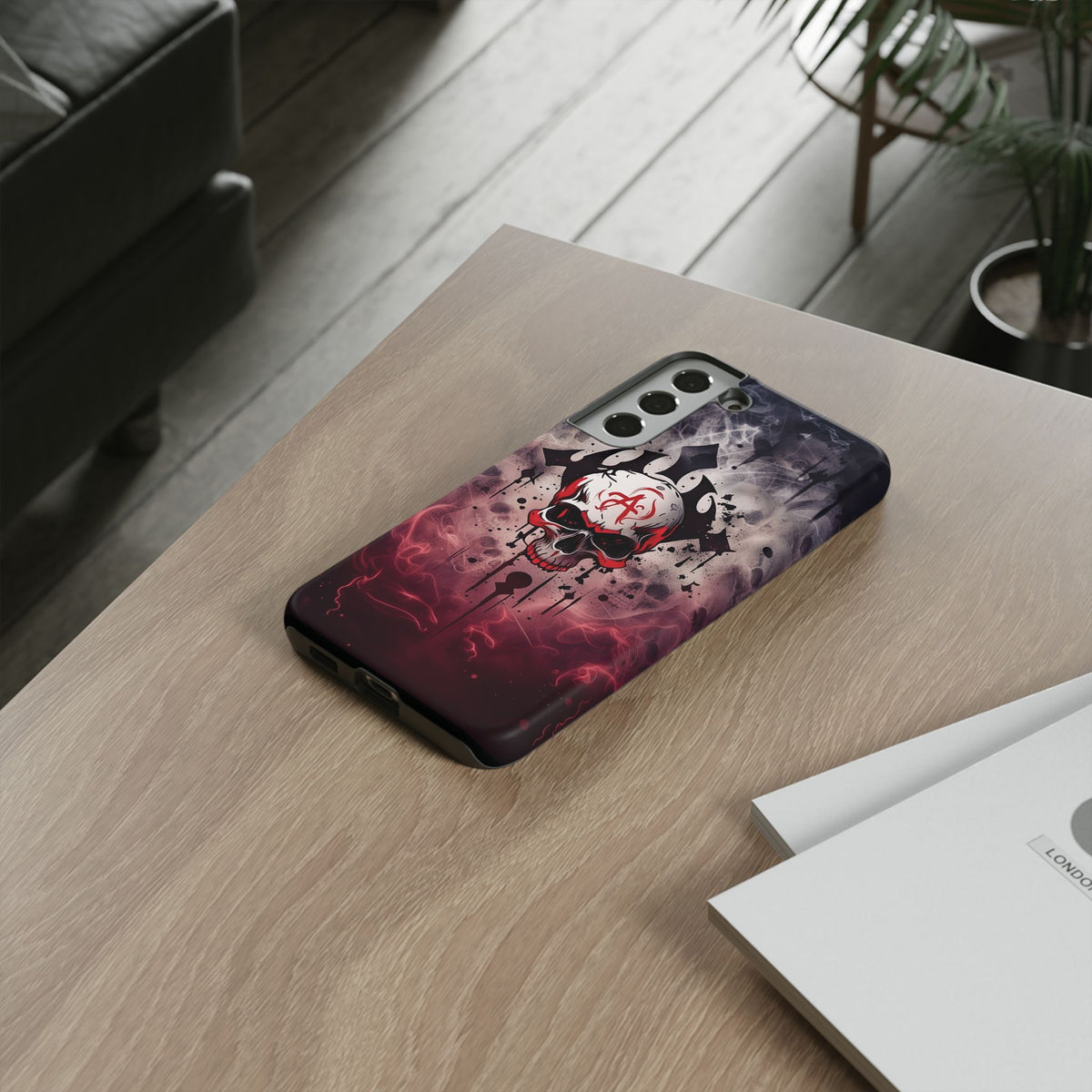 Phone Case - Tough - Red Skull
