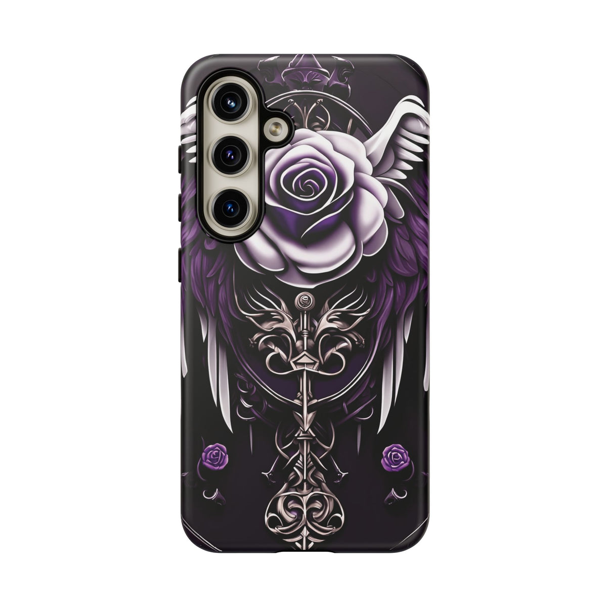 Phone Case - Tough - Purple Angel Wings