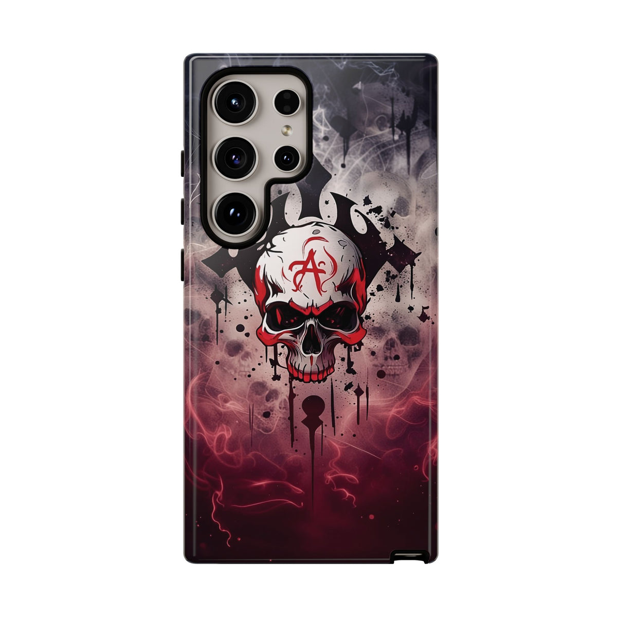 Phone Case - Tough - Red Skull