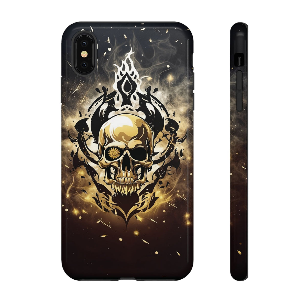 Phone Case - Tough - Gold Skull