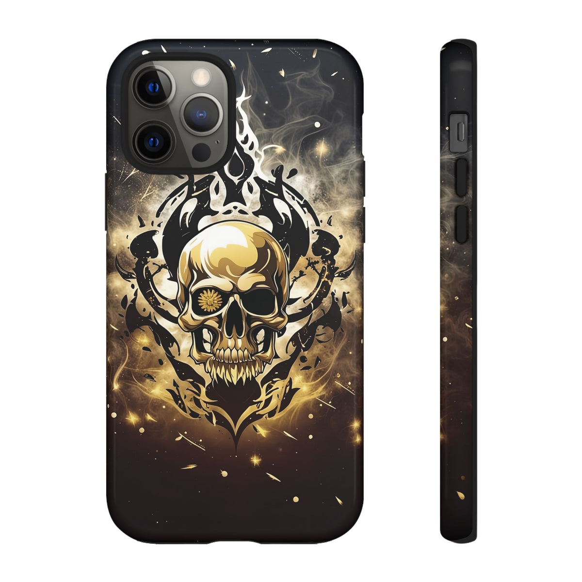 Phone Case - Tough - Gold Skull