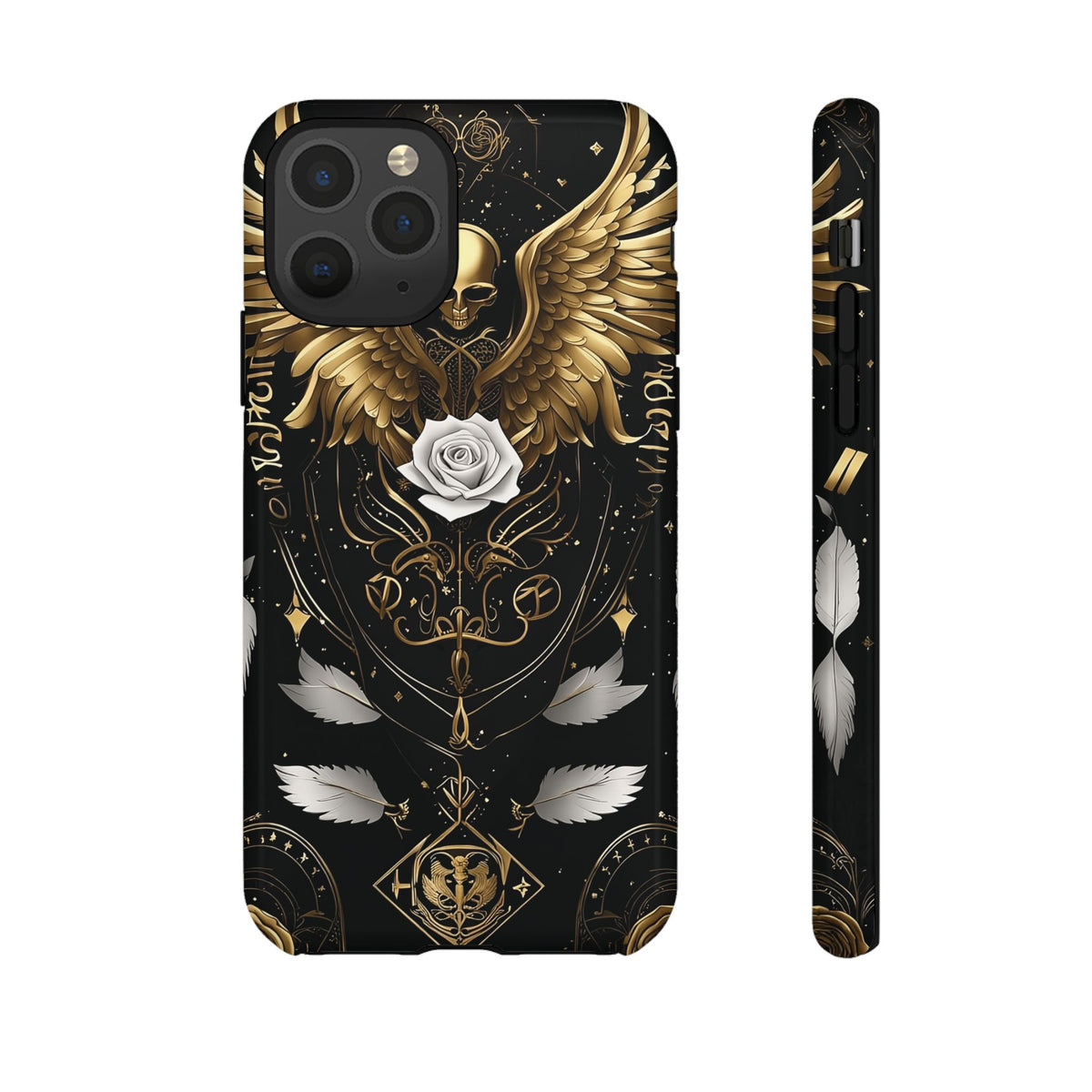 Phone Case - Tough - Gold Angel Wings