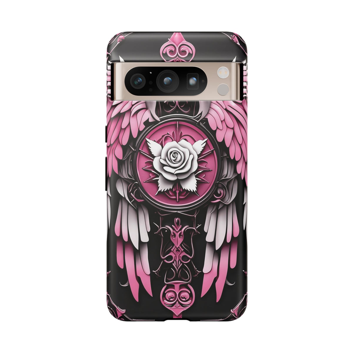 Phone Case - Tough - Pink Angel Wings