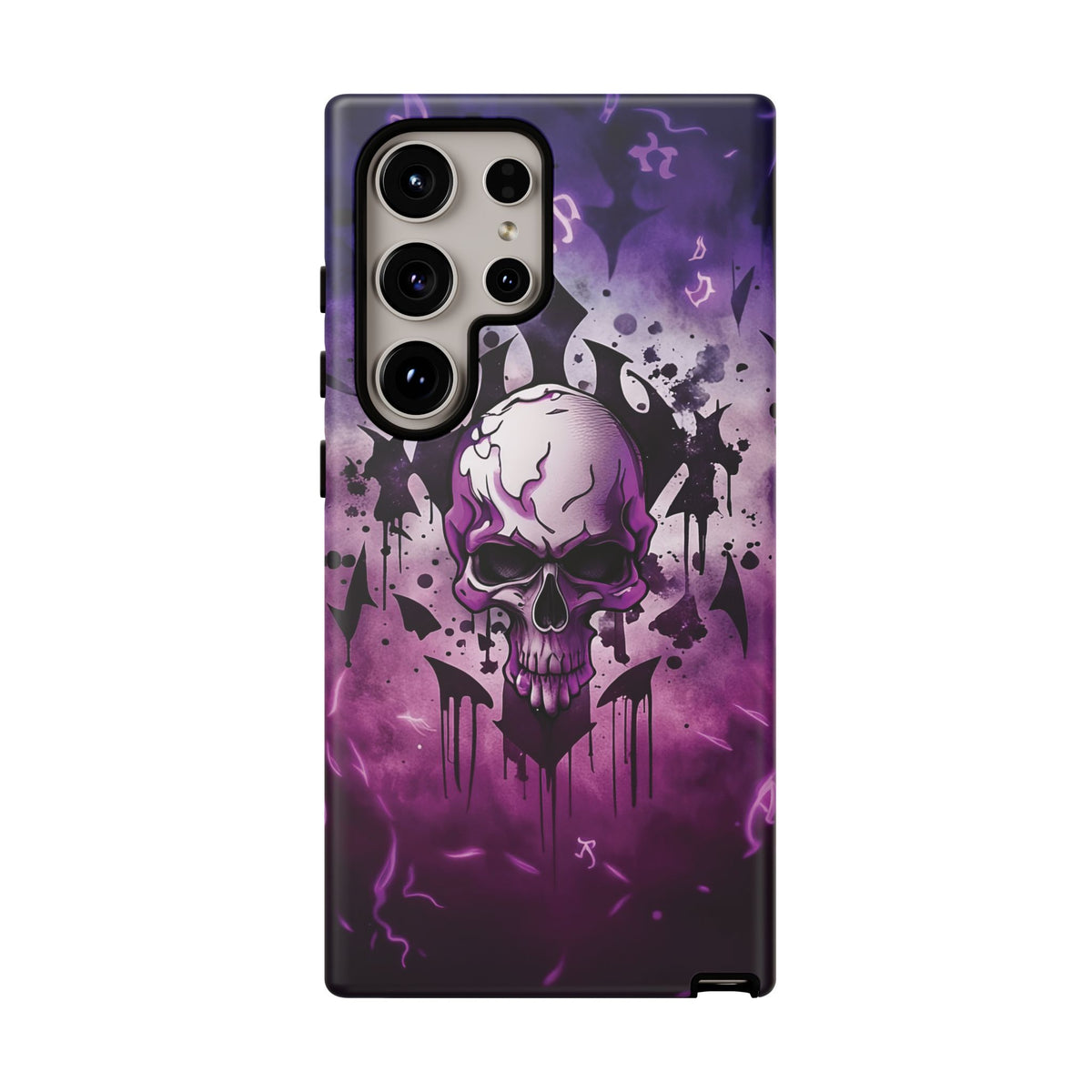 Phone Case - Tough - Purple Skull
