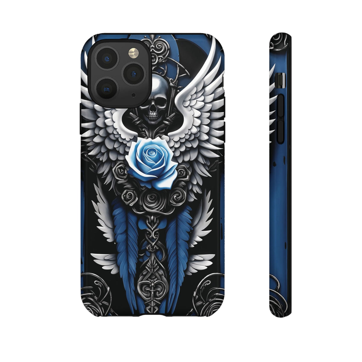 Phone Case - Tough - Blue Angel Wings